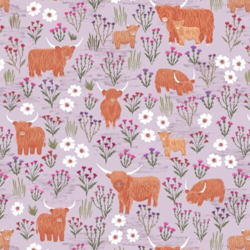 A987C Summer Meadow on Light Heather, A Celtic Summer by Lewis & Irene