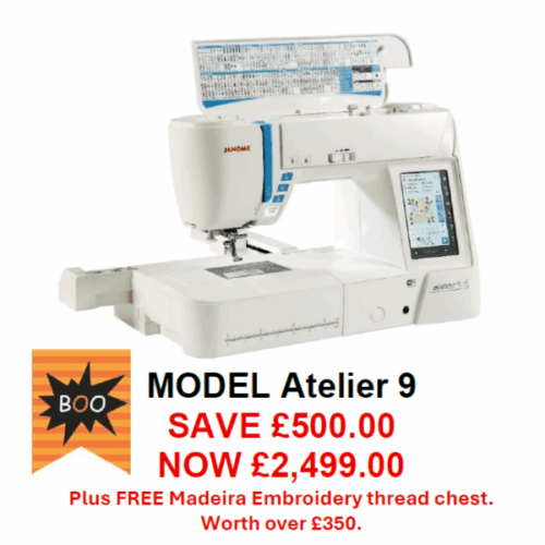 Janome Atelier 9 Sewing Machine Halloween 2025