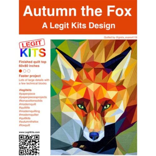 Autumn Fox Foundation Paper-Piecing Pattern