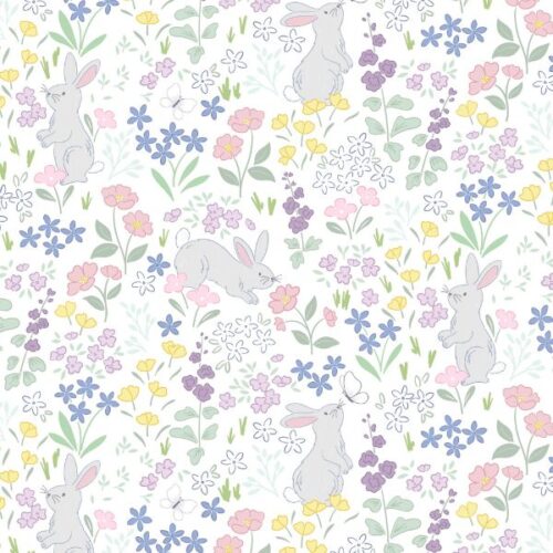 CC66.1 Chasing Tails White, Dear Spring by Cassandra Connolly