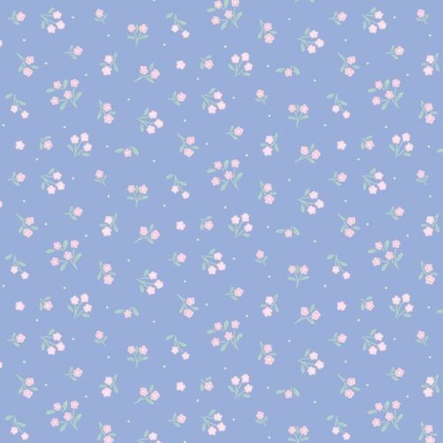 CC70.3 Ditsy Dance Dusky Mid Blue, Dear Spring by Cassandra Connolly