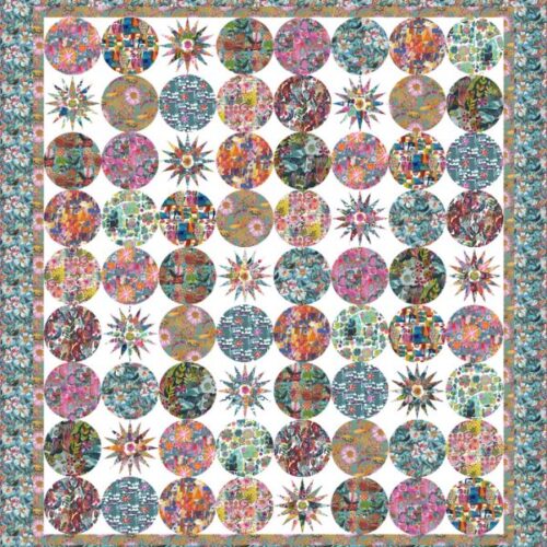 Cats Eyes and Aggies Quilt Kit, Colori by Estè MacLeod