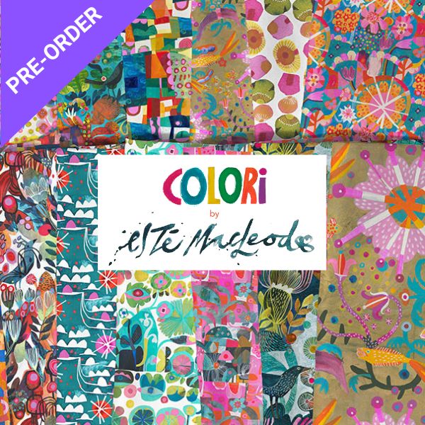 Cats Eyes and Aggies Quilt Kit, Colori by Estè MacLeod