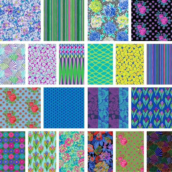 Cool Fat Quarter Pack, Kaffe Fassett Collective Spring 2026