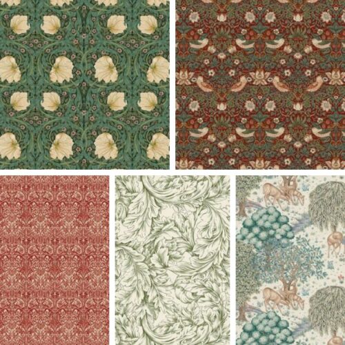 The Cotswold Holiday Collection by William Morris & Co Fat Quarter Pack