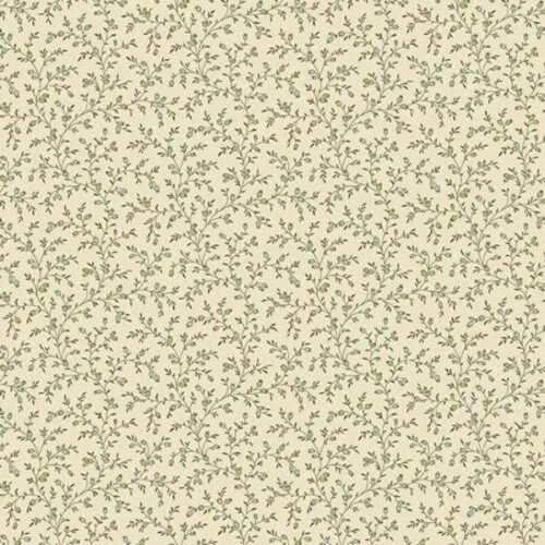 A-10103-B Brambleberry Cream Blue, Laundry Line by Edyta Sitar