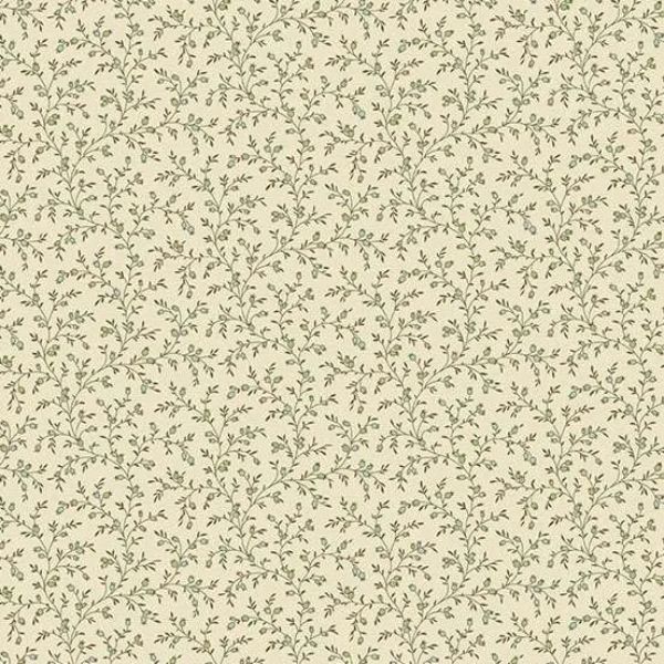 A-10103-B Brambleberry Cream Blue, Laundry Line by Edyta Sitar