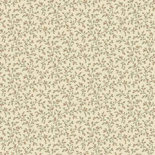 A-10103-O Brambleberry Cream Orange, Laundry Line by Edyta Sitar