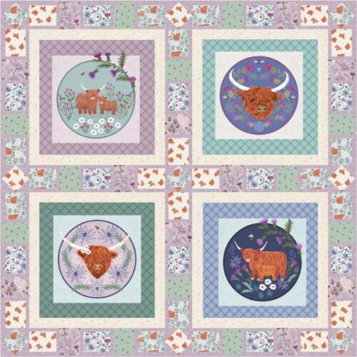 A Celtic Summer Cushion Quilt Kit, by Lewis & Irene