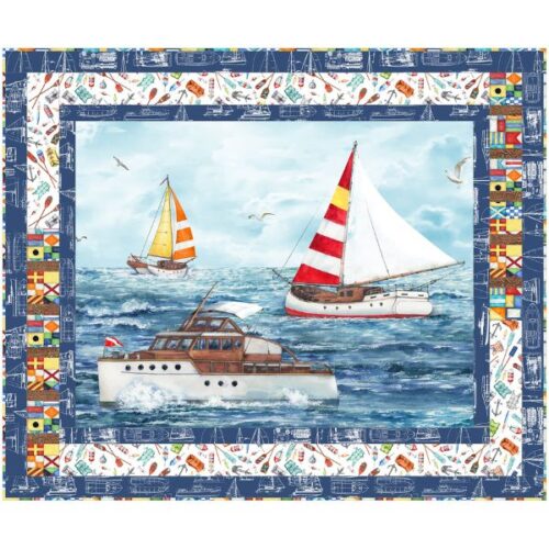 Fair Winds & Following Seas Quilt Kit, by Michael Moon