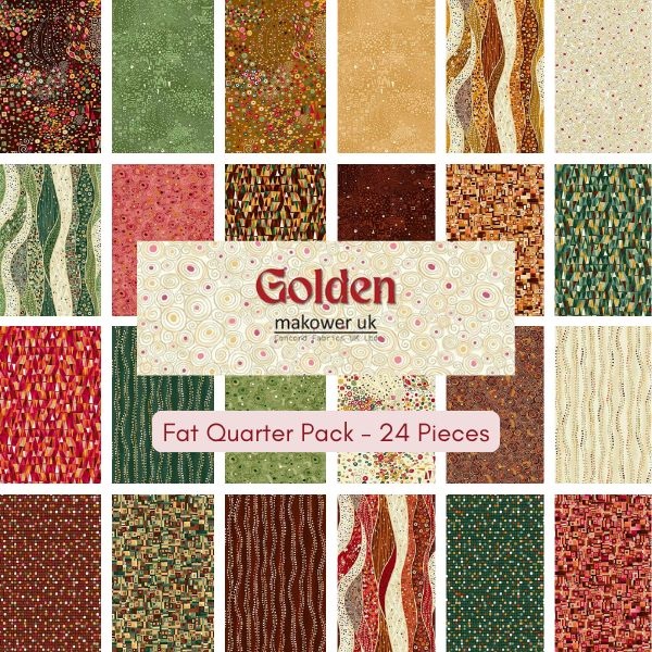 Golden Fat Quarter Pack by Makower
