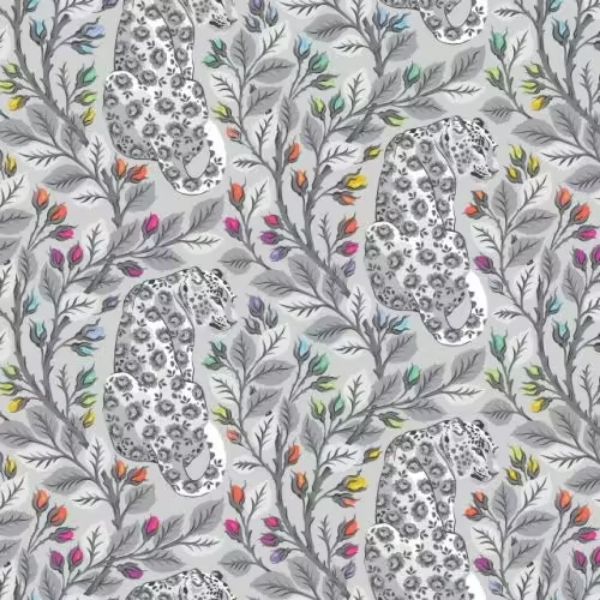 MKTP009.Fog, Graywork Minky by Tula Pink