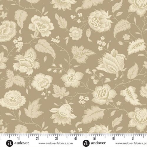 1592-N Mocha Quaint: Wildflower Cottage: Renee Nanneman