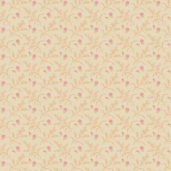 A-10083-O Hayfield Orange Cream, Laundry Line by Edyta Sitar