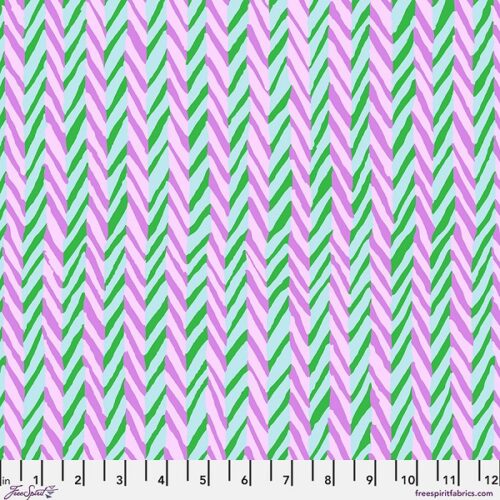 PWBM019.BLUE Herringbone Stripe, Kaffe Fassett Collective Spring 2026