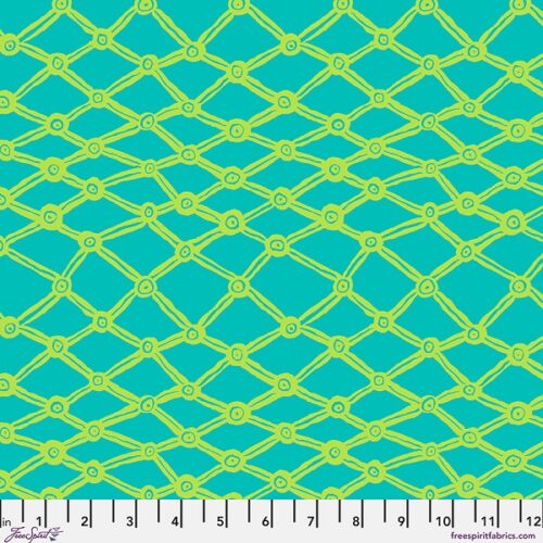 PWBM036.AQUA Nets, Kaffe Fassett Collective Spring 2026