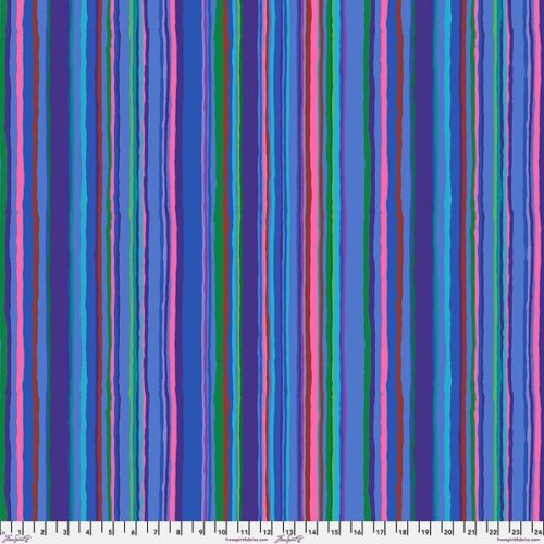 PWGP209.BLUE Echo Stripe, Kaffe Fassett Collective Spring 2026