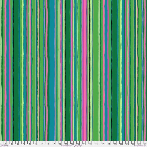 PWGP209.GREEN Echo Stripe, Kaffe Fassett Collective Spring 2026