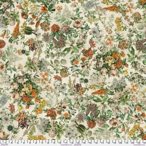 QBTH013.Palette Botanical Extra Wide Quilt Backing (108 wide), Palette Multi by Tim Holtz