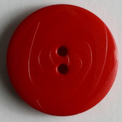 Red 23mm Button 230060