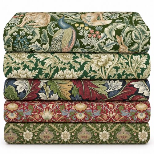The Oxford Holiday Collection by Morris & Co. 5 Fat Quarter Pack