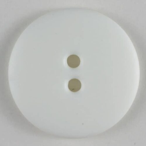 White 23mm Button 221523