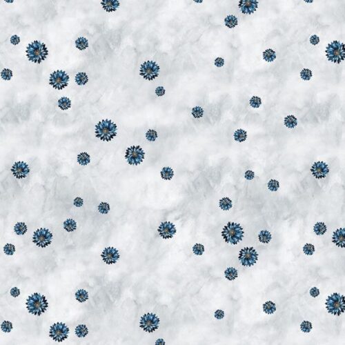 8654-11 Tiny Flower Toss, Behind Blue Eyes by Funny Girl