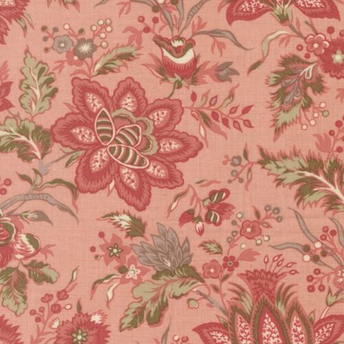 13990 16 Pivoine Florals Pale Rose, Fleur de Paris by French General