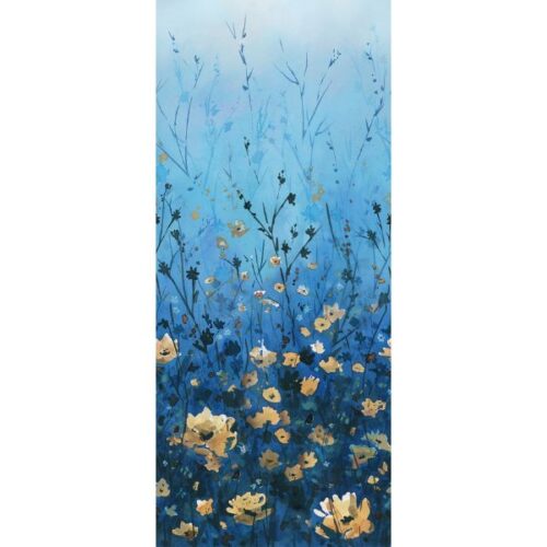 8657-73 Reaching Floral, Behind Blue Eyes by Funny Girl