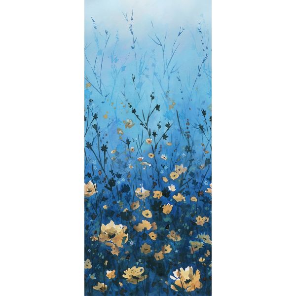 8657-73 Reaching Floral, Behind Blue Eyes by Funny Girl