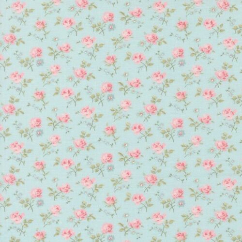 18791 14 Field Floral Small Florals Light Blue, Abide by Brenda Riddle Designs