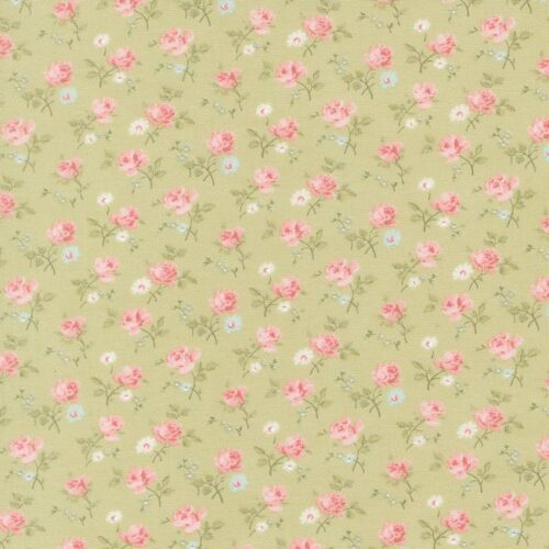 18791 15 Field Floral Small Florals Light Green, Abide by Brenda Riddle Designs