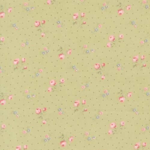 18792 15 Small Floral Dots Light Green, Abide by Brenda Riddle Designs