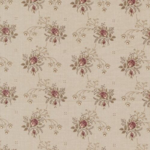 13994 15 Primvere Florals Rosebud Smoke, Fleur de Paris by French General