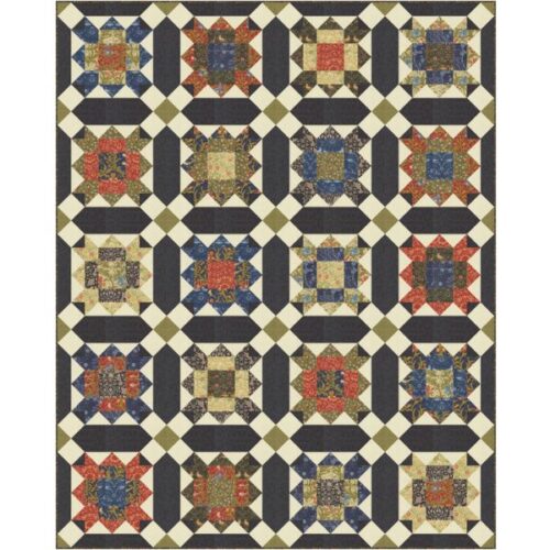 Wishy Washi Quilt Kit, Morris Muse by Barbara Brackman CKQ2414