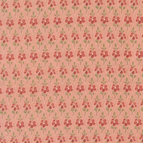 13997 16 Paquerette Checks and Plaids Floral Pale Rose, Fleur de Paris by French General