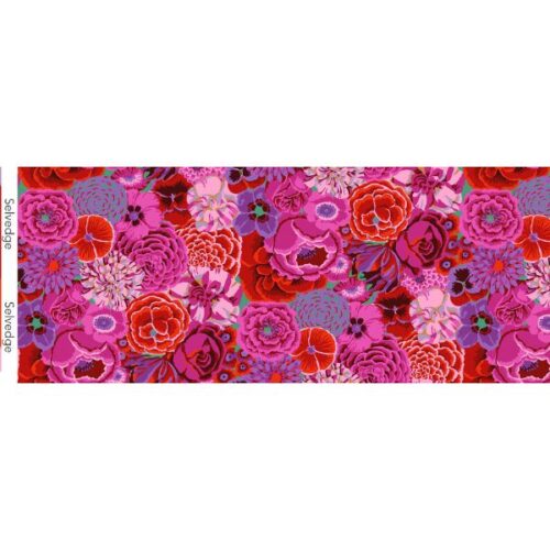 QBGP012.Magenta Bekah, Kaffe Fassett Collective Extra Wide Backing (approx. 108″wide) Cotton Sateen Finish