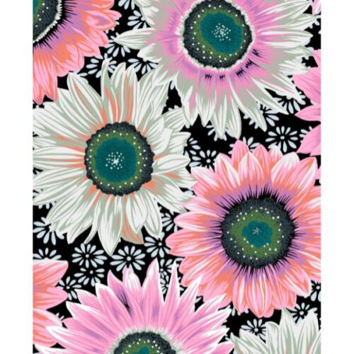 QBPJ006 Black Van Gogh, Kaffe Fassett Collective Extra Wide Backing (approx. 108″wide) Cotton Sateen Finish