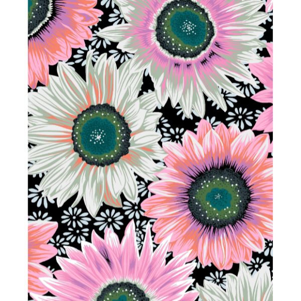 QBPJ006 Black Van Gogh, Kaffe Fassett Collective Extra Wide Backing (approx. 108″wide) Cotton Sateen Finish