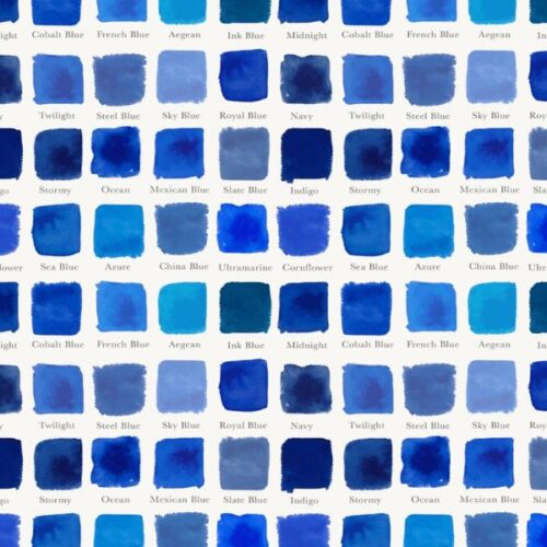 A995 Ink Swatches, Porcelain and Sea Glass by Stuart Hillard