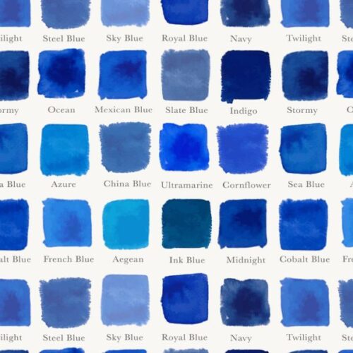 A995 Ink Swatches, Porcelain and Sea Glass by Stuart Hillard