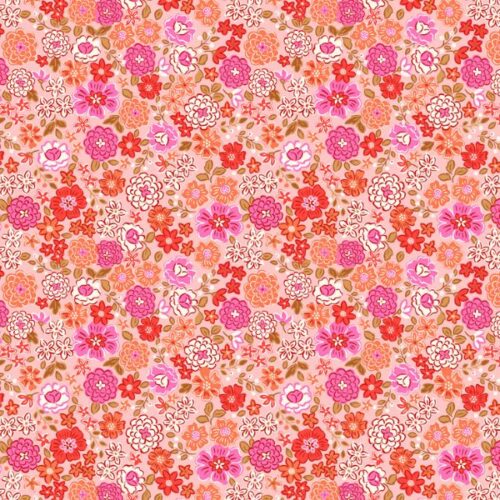 L16.A Boho Blooms Pinks and Peaches, Boho Blooms by Lewis & Irene