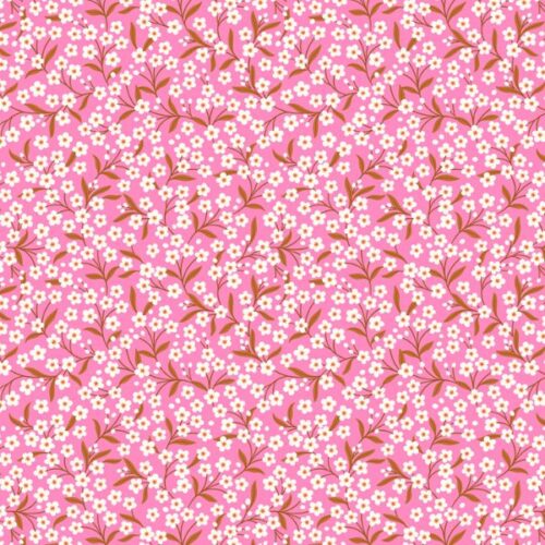 L14.B Bright Pink Flower Sprigs, Boho Blooms by Lewis & Irene