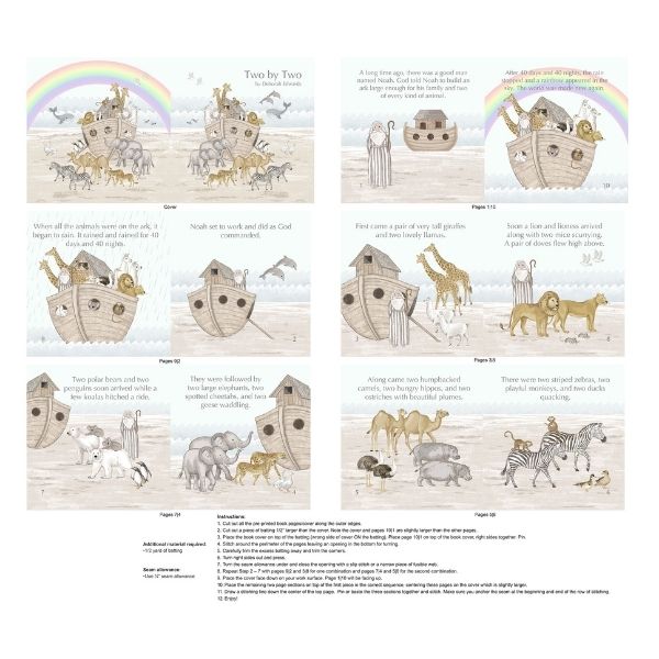 DP28717-11, Book Panel, Two by Two, by Deborah Edwards