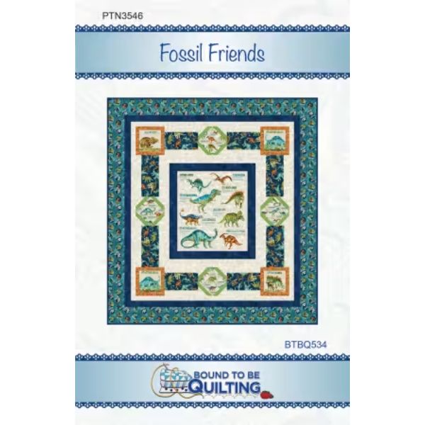 Dino Roar Quilt Pattern by Brett Blumenthal