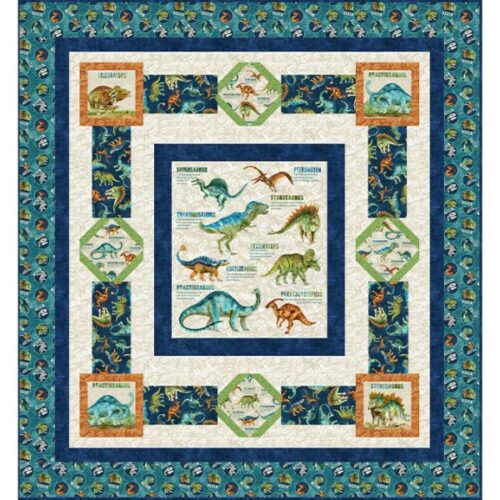 Dino Roar Quilt Kit by Brett Blumenthal