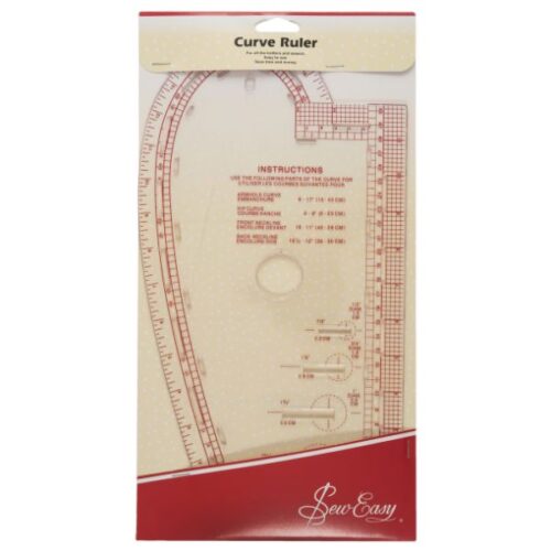 NL4196 Curved Ruler 13.875 x 7.375in
