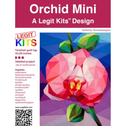 Orchid Mini Foundation Paper-Piecing Pattern