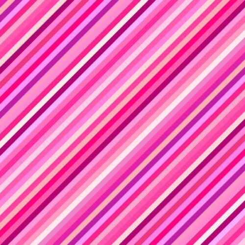 A973.B Pink Stripes, Animal Alphabet by Lewis & Irene