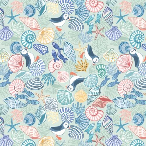 L3.B Puffins and Shells, Seas the Day by Lewis & Irene